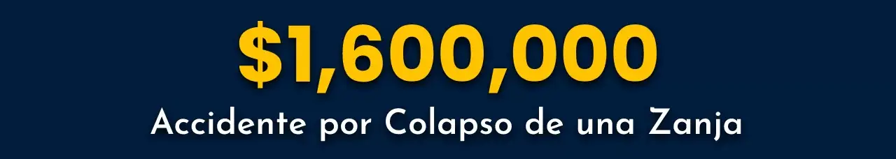 Acuerdo de Accidente por $1,600,000.