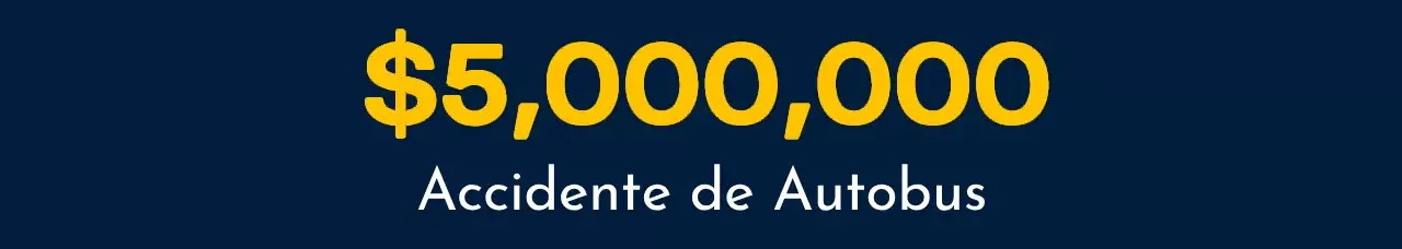 Acuerdo de Accidente por $5,000,000.