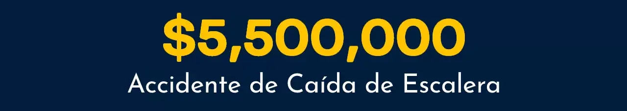 Acuerdo de Accidente por $5,500,000.